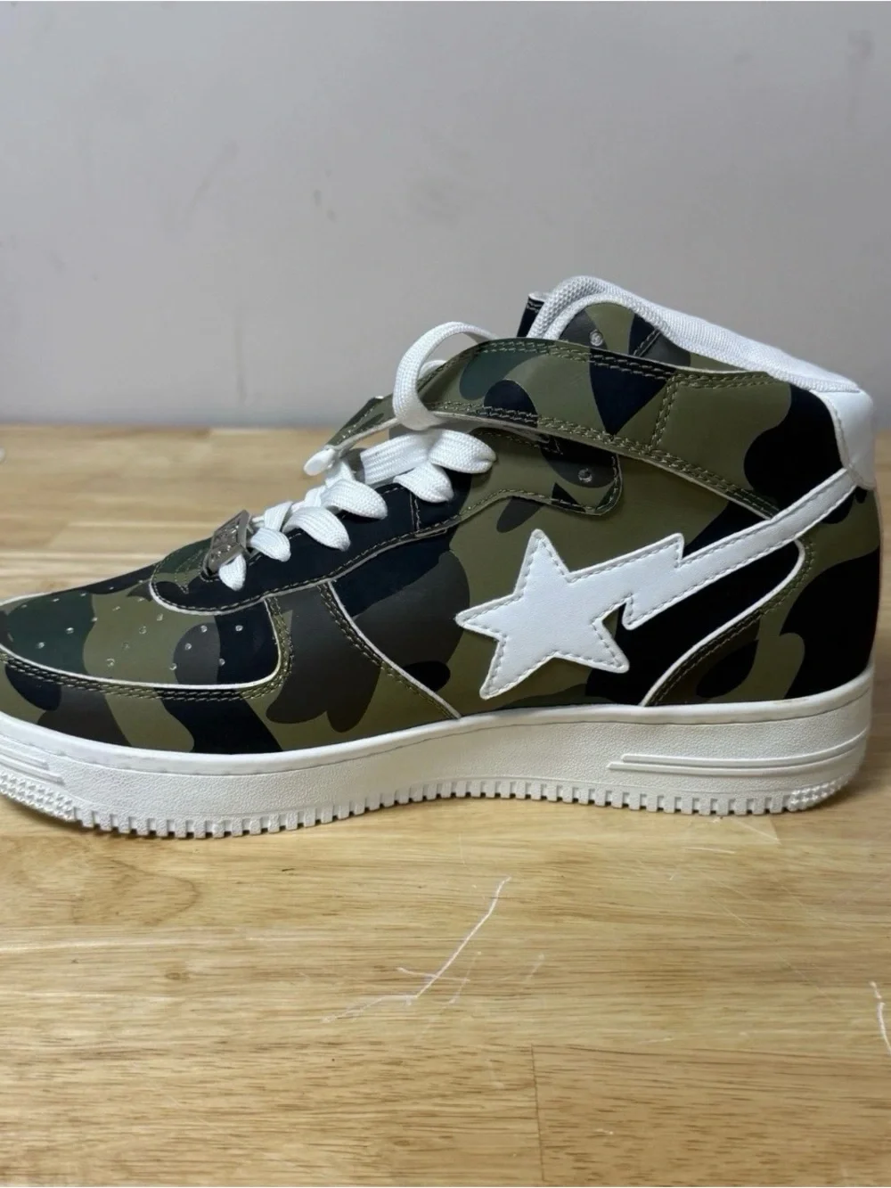 Bape 1st Camo Bapesta Highs Size 10